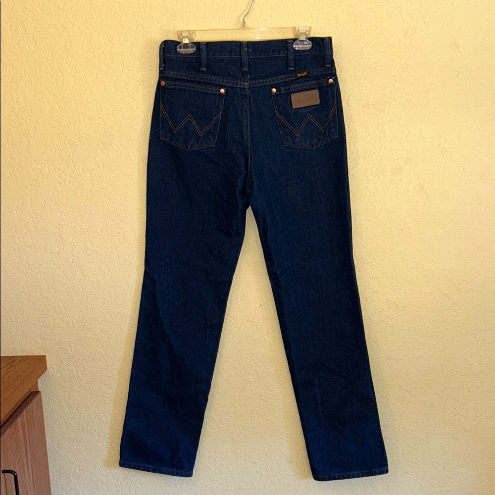 Wrangler Dark Blue Straight Jeans